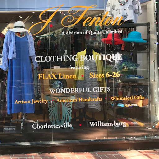 Quilts Unlimited/ J. Fenton Gifts, 118 E Main St, Charlottesville, VA 22902, USA, 