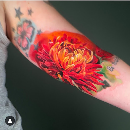 Explore beach tattoo ideas for men, creative tattoo ideas in Buford, available at Inked Arts Tattoo Studio