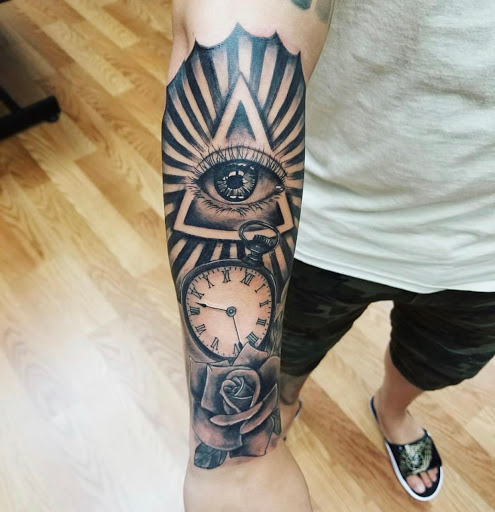 Explore son and daughter tattoo ideas for dad, creative tattoo ideas in Lake Alfred, available at Moreira Ink