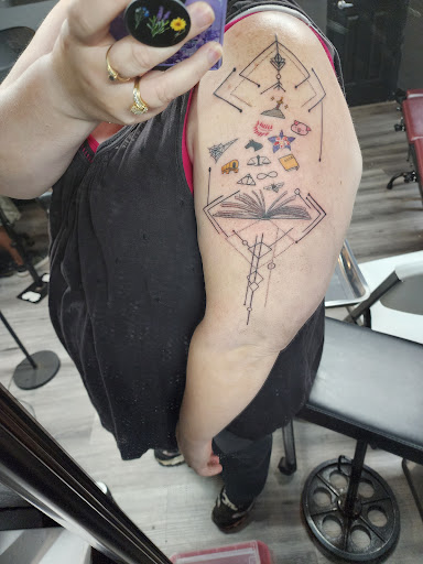 Explore boyfriend name tattoos ideas, creative tattoo ideas in Clarksville, available at Death Do Us Part Tattoo