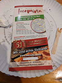 Piccola Taormina à Berlin menu