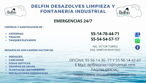 Delfín Desazolves Limpieza y Fontanería Industrial S.A. de C.V.