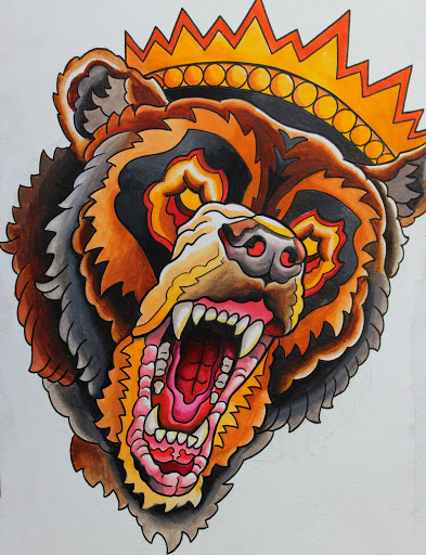 Explore small dog tattoo ideas, creative tattoo ideas in Swannanoa, available at Iron Wolves Tattoo