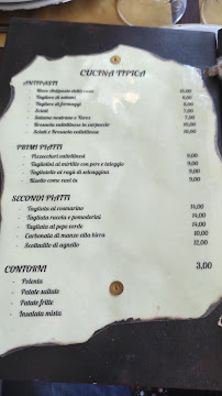 Restaurant Osteria Del Nibbio à Dorio - menu / carte