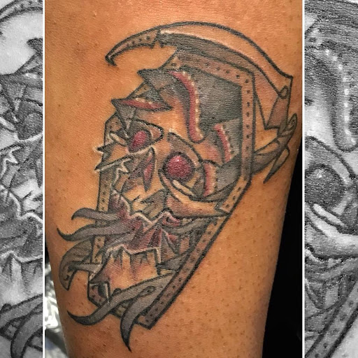 Find tattoo between breast ideas for your next unique tattoo in Augusta at Mr. Tattoo