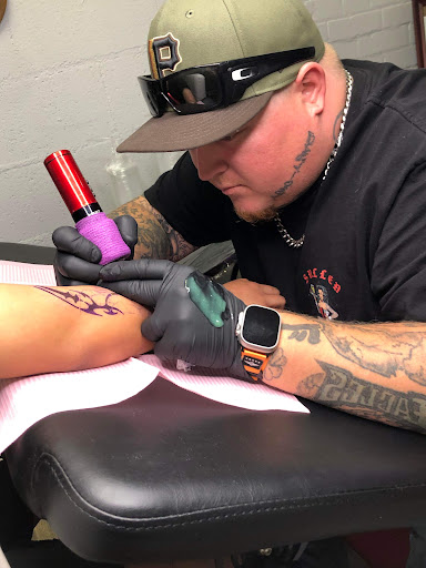 Explore oilfield tattoo ideas, creative tattoo ideas in Twin Falls, available at Twin City Tattoo Company