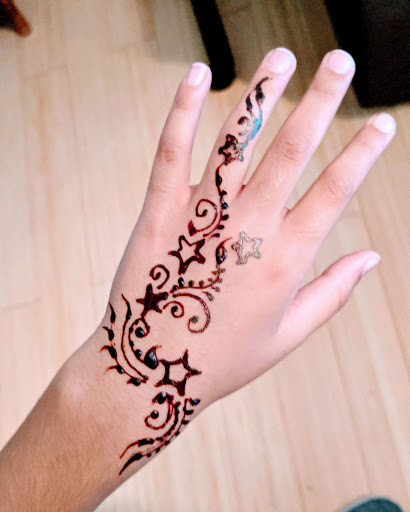 Explore bbq tattoo ideas, creative tattoo ideas in Concord, available at Naseera Fazil Henna Art