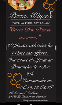 Photos du propriétaire du Pizzeria Pizza Mélyce's à Le Buisson-de-Cadouin - n°8