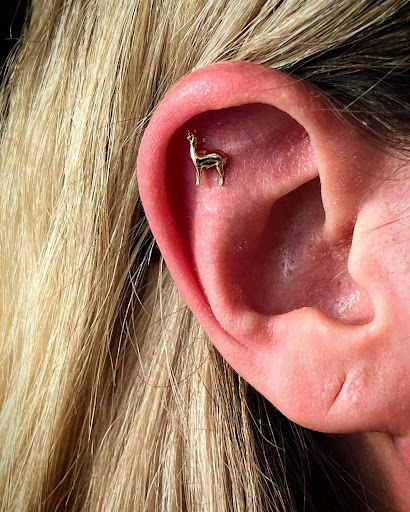 Explore pentagram tattoo ideas, creative tattoo ideas in Abington, available at Tattoo Galaxy (Abington) Piercing and Custom Tattoos