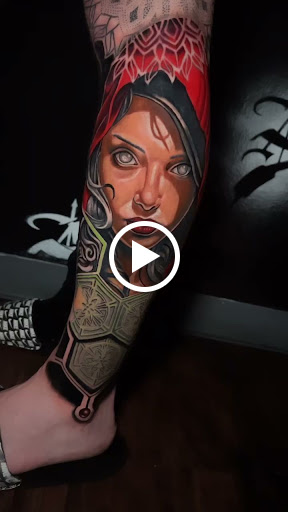 Explore spartan warrior tattoo ideas, creative tattoo ideas in Montclair, available at Alpha 7 Tattoo