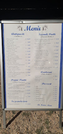 da Mimì fish restaurant à Torre Lapillo menu