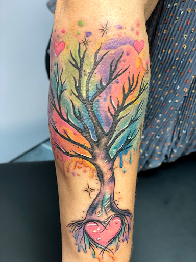 Explore leg tattoo ideas for men black, creative tattoo ideas in Lake Hopatcong, available at Etched in Ink Tattoo