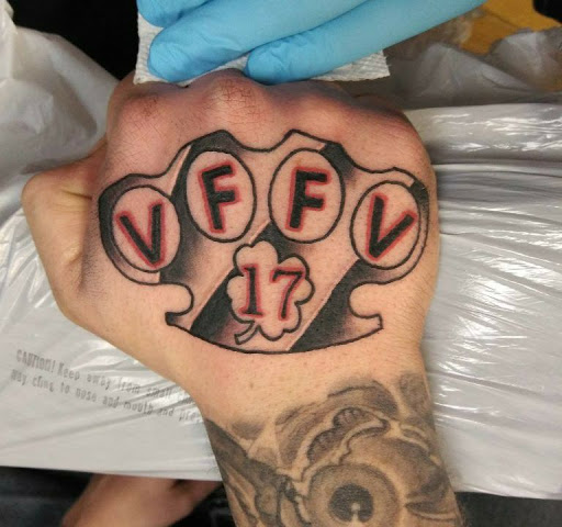 Explore infinity tattoo ideas for guys, creative tattoo ideas in Albany, available at Purgatory Tattoo Co.