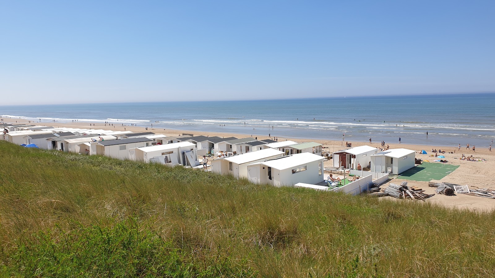 Fotografie cu Plaja IJmuiden zonele de facilități