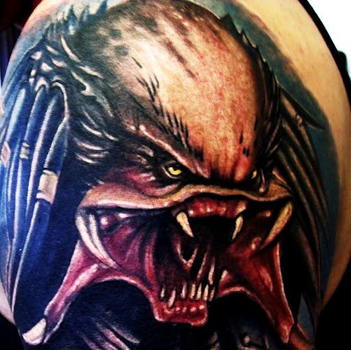 Explore car tattoo ideas, creative tattoo ideas in Princeton, available at The Asylum Tattoos & Fine Art