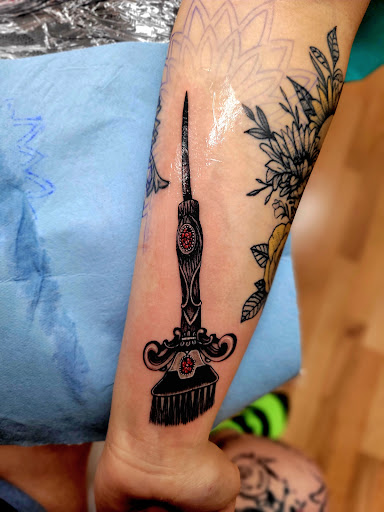 Explore royalty tattoo ideas, creative tattoo ideas in Benton, available at Spectrum Tattoo