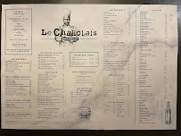Menu du Le Charolais Restaurant à Mondelange à Mondelange