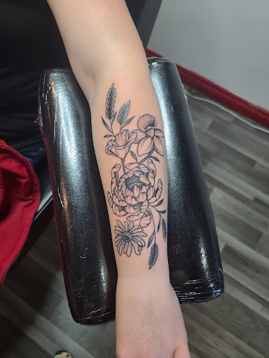 Explore mechanical tattoo ideas, creative tattoo ideas in Clarkston, available at Rogue Tattoo