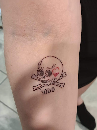 Explore men's side neck tattoo ideas, creative tattoo ideas in San Angelo, available at Alchemy Tattoo and Piercing Studio