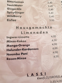 Restaurant indien Ganges à Lörrach (la carte)