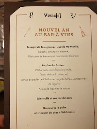 Vivre[s] à Rochefort menu