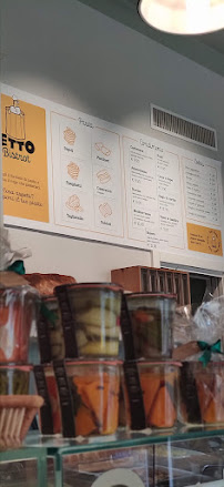 Restaurant Etto à Treviso (le menu)