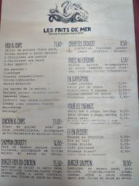 Restaurant de fish and chips Les Frits de Mer à Le Château-d'Oléron - menu / carte