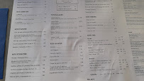 Cristal Kfé à Biarritz menu