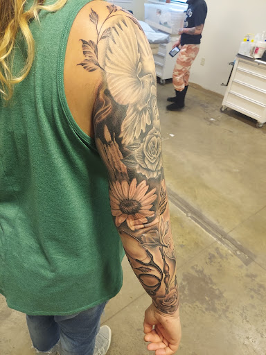 Explore song lyrics for tattoos ideas, creative tattoo ideas in Tea, available at Red Arbor Tattoo