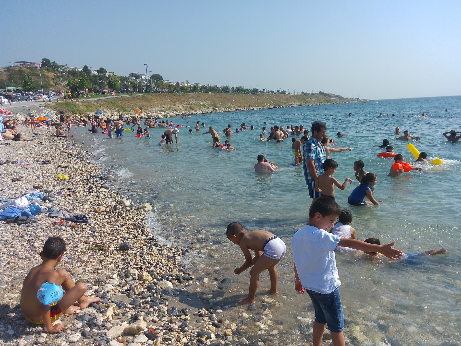 Foto van Gurpinar beach en de nederzetting