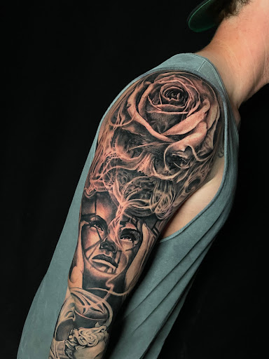 Explore baymax tattoo ideas, creative tattoo ideas in Fontana, available at Iconiq Tattoo Studio