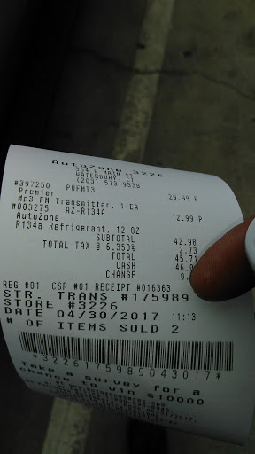 Auto Parts Store «AutoZone», reviews and photos, 564 W Main St, Waterbury, CT 06702, USA