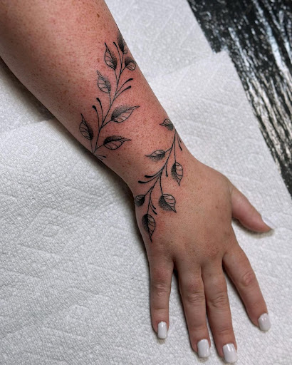 Explore tattoo filler ideas for guys, creative tattoo ideas in Flat Rock, available at The Gallows Tattoo Studio