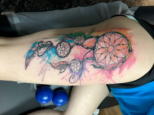 Explore moon phases tattoo ideas, creative tattoo ideas in Thomasville, available at Atmusfear Tattoo