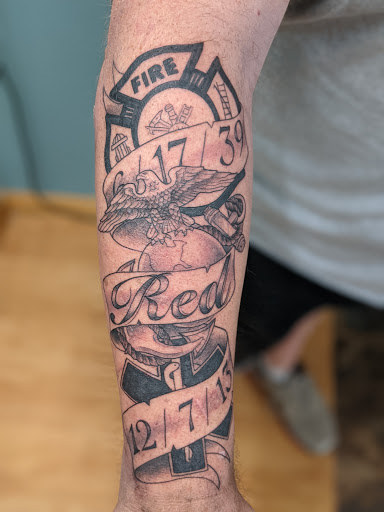 Explore small car tattoo ideas, creative tattoo ideas in Rochester, available at Sacred Heart Studios