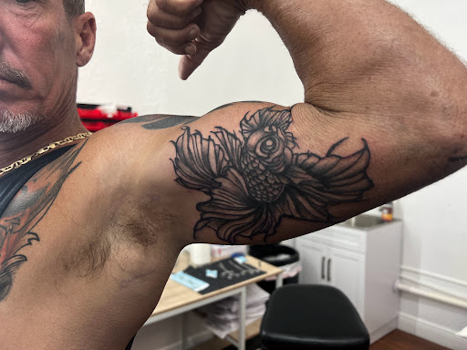 Explore pirates of the caribbean tattoo ideas, creative tattoo ideas in Cocoa, available at Rorschach Tattoo Shop and Piercing Studio