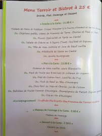 La Grange Aux Fleurs à Sarran, Champs-sur-Tarentaine à Champs-sur-Tarentaine-Marchal menu