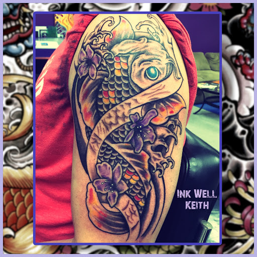 Explore word tattoo ideas for females, creative tattoo ideas in Denton, available at The Ink Well Tattoo Studio
