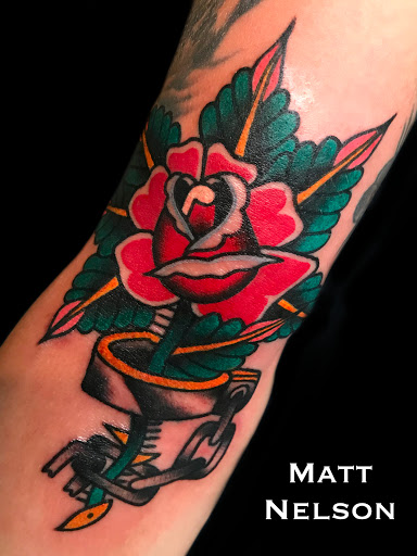 Explore marigold tattoo ideas, creative tattoo ideas in Virginia Beach, available at Salt Water Tattoo