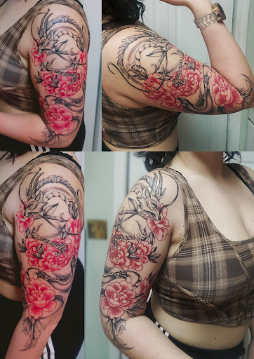 Explore heart tattoo ideas small, creative tattoo ideas in Easley, available at Amber Island Tattoo
