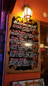 Sadhu à Berlin menu