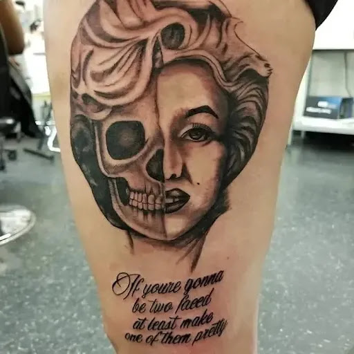 Explore biomechanical tattoo ideas, creative tattoo ideas in London, available at Ink Tactician LLC