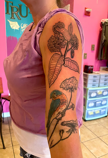 Explore deathly hallows tattoo ideas, creative tattoo ideas in Berwick, available at Truth Custom Tattoo, Design & Gallery