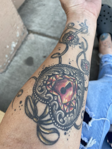 Explore finger lettering tattoo ideas, creative tattoo ideas in Riverbank, available at Soulpatch Tattoos