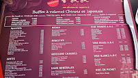 Menu / carte de Restaurant asiatique Les délices de Tourville Buffet à volonté à Tourville-la-Rivière