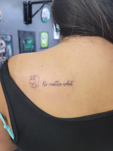 Explore side head tattoo ideas, creative tattoo ideas in Fort Worth, available at Twisted Ink
