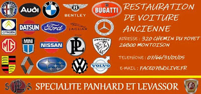 Restauration de voiture ancienne à Montoison