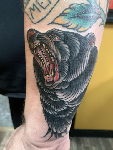 Explore military tattoo ideas for guys, creative tattoo ideas in Rockwood, available at Lake state tattoo co