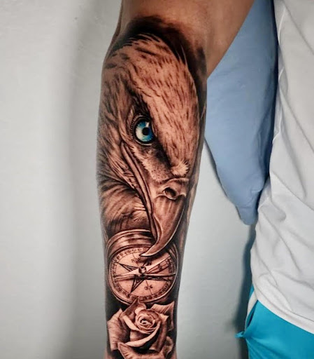 Explore memorial tattoo ideas for brother, creative tattoo ideas in Skowhegan, available at tzi Tattoos by Mcvid Inks