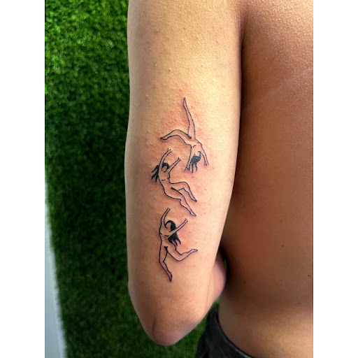 Explore chest tattoo filler ideas, creative tattoo ideas in Cocoa, available at Rorschach Tattoo Shop and Piercing Studio